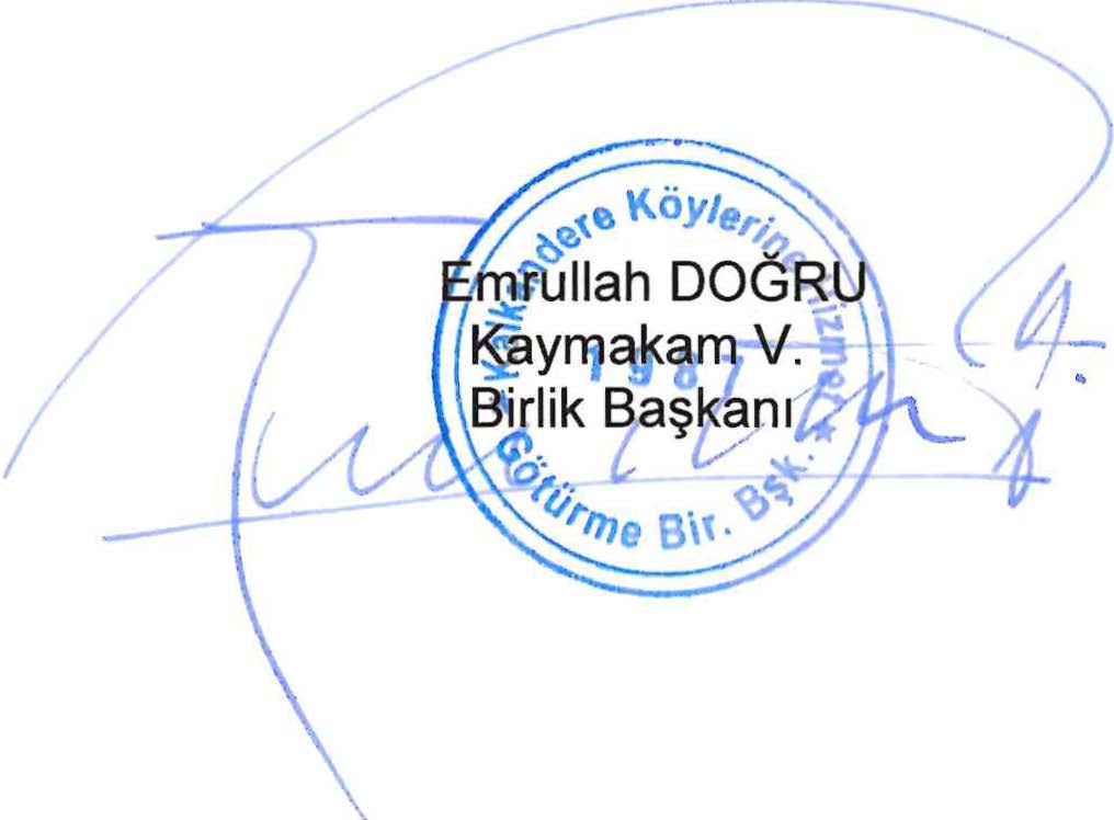 Kaymakam Bey Imza